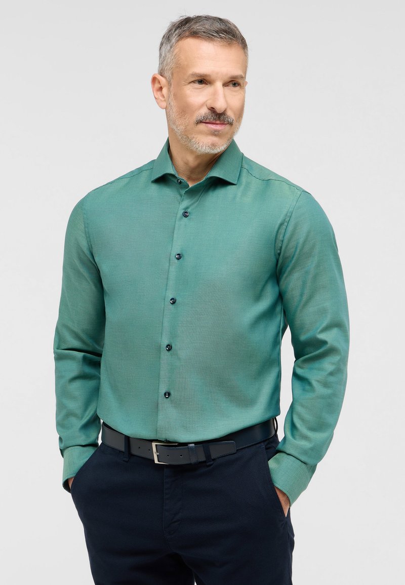 Eterna BAUMWOLLHEMD - SLIM FIT - Zakelijk overhemd - smaragd