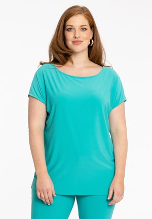 Wide Fit - T-shirts basic - turquoise