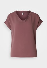 ONLTANI V NECK - T-shirts print - rose brown