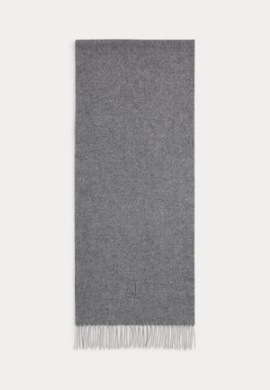 WOOL CASHMERE HERRINGBONE SCARF - Sciarpa - heather grey