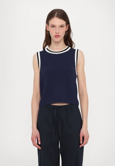 rag & bone MEGHAN VEST - Top - navy