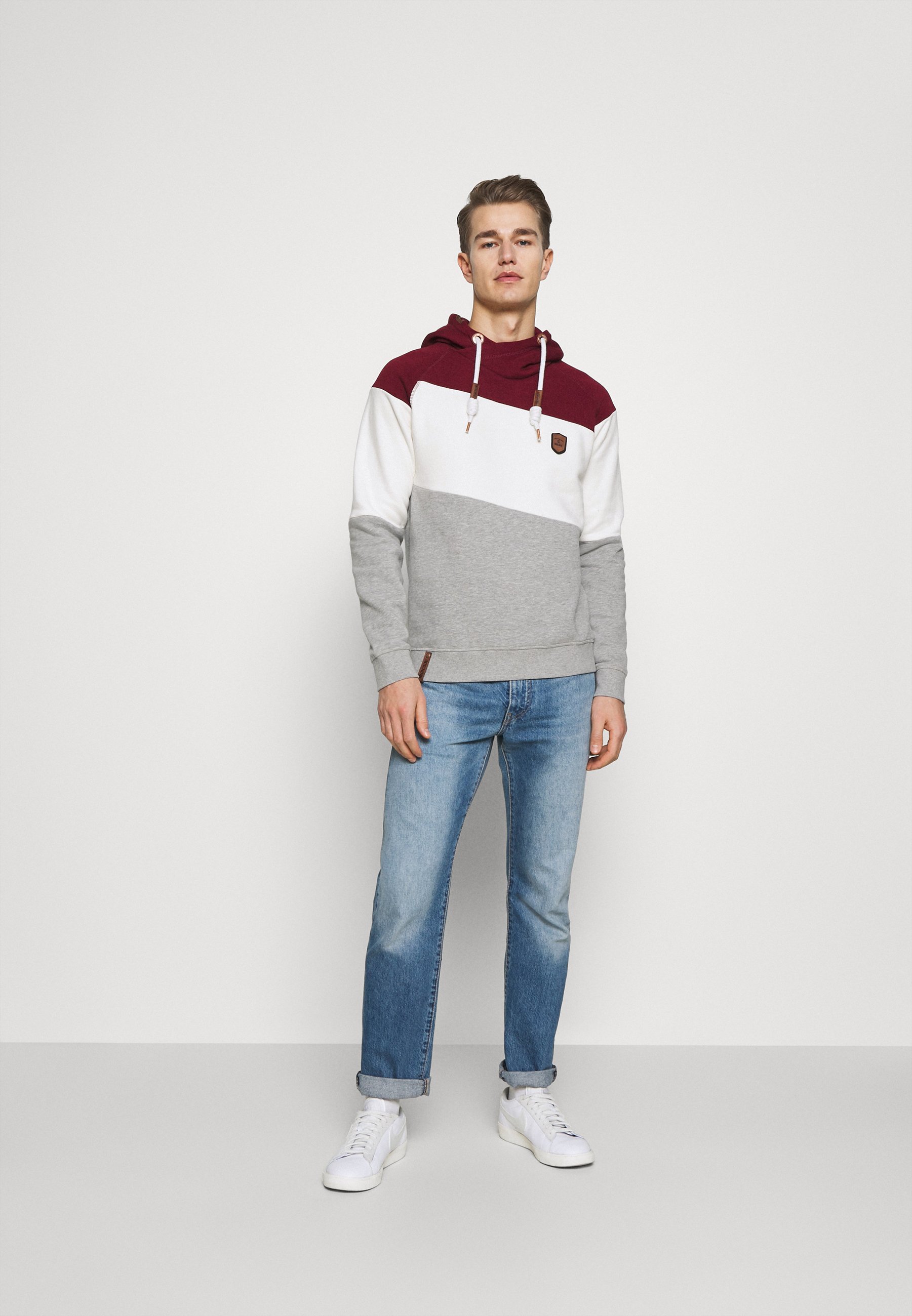 INDICODE JEANS PESSAC - Felpa con cappuccio - bordeaux - Zalando.it