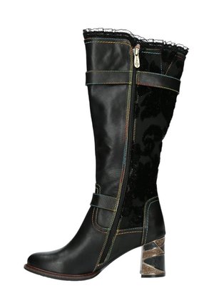 MARBREO - Bottines de cowboy / motard - noir