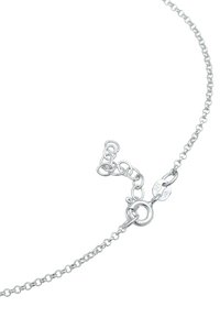Elli SPARKLING FLOWER CHARM - MIT KRISTALLEN VON SWAROVSKI® - Ankelkæder - silberfarben