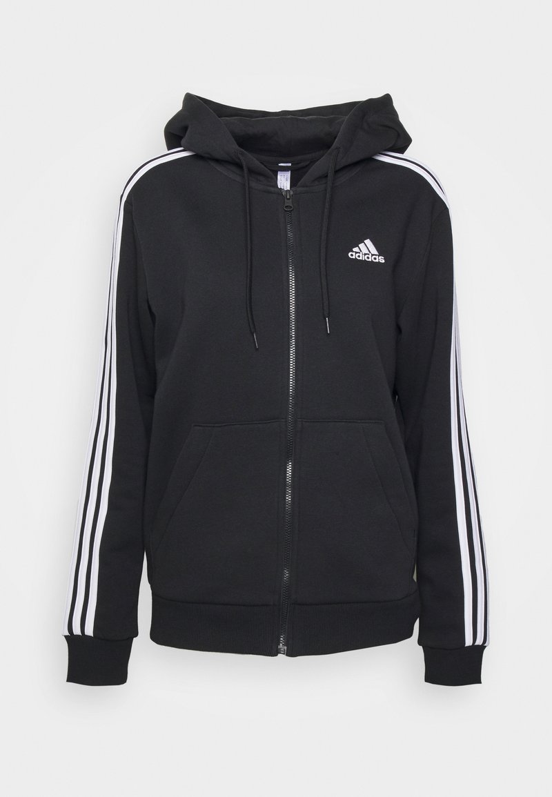 adidas Sportswear ESSENTIALS STRIPES FULL ZIP HOODIE Zip-up