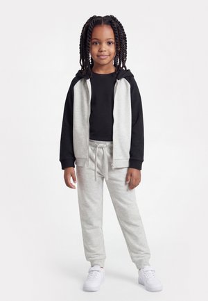 Friboo UNISEX SET - Tepláky - black/mottled grey