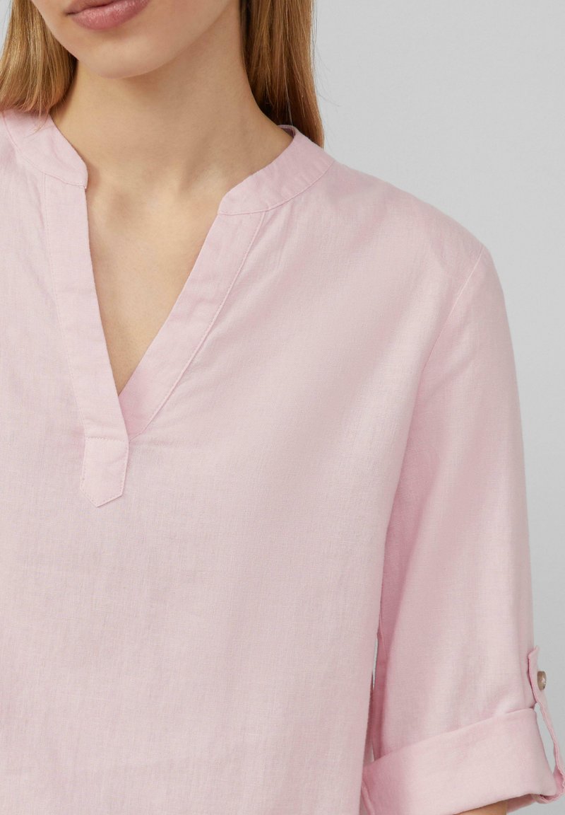 Chemisier de coupe décontractée en tissu dévoré | atelier GOLDNER