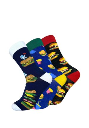 3 PACK BURGERS - Chaussettes - burgers