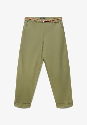 Calliope, PANTALONE LUNGO TINTA UNITA - Chino - verde militare scuro