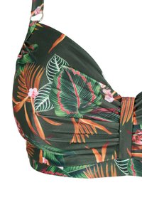 Zizzi UNDERWIRED BIKINI BRA WITH PRINT - Bikiinide ülaosa - boheme palm aop