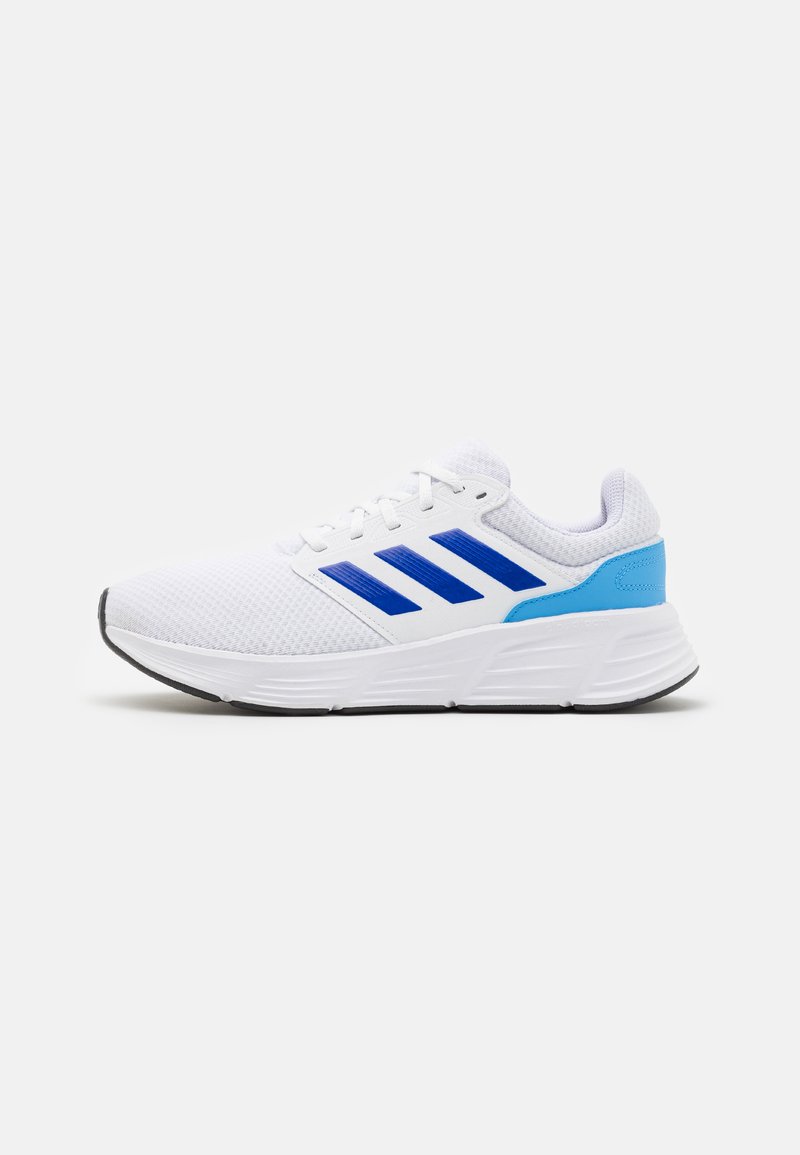 adidas Performance GALAXY 6 M - Chaussures de running sur route - footwear white/semi blue burst/semi spark