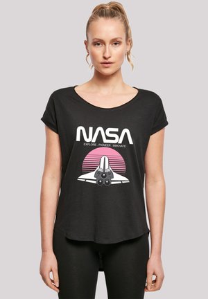 LONG CUT  NASA SPACE SHUTTLE SUNSET - Print T-shirt - black