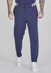 SIKSILK TAPERED FIT JOGGERS - Tracksuit bottoms - navy