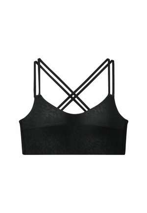 ACTIVE SPORTS EMBOSSED STRAPPY BACK REGULAR FIT - Bustino - black