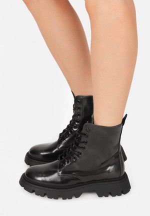 Apple of Eden Platform ankle boots - black