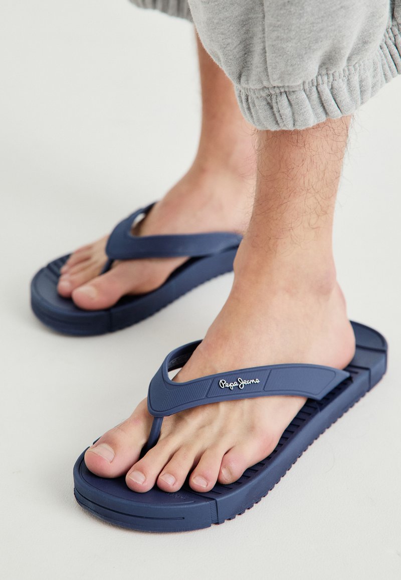 Pepe Jeans Infradito Rake Coast Uomo/Donna - Sandali Spiaggia In EVA Blu Navy, Suola Antiscivolo Con Logo Metallico - 5