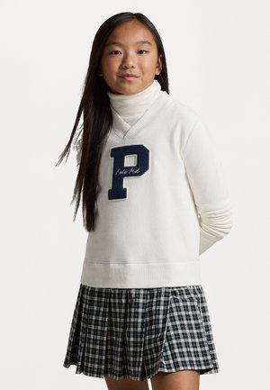LETTERMAN FLEECE SWEATSHIRT DRESS - Päevakleit - nevis