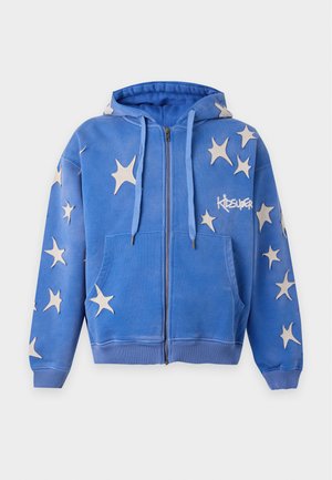 Kidsuper, STAR HOODIE - Φούτερ με φερμουάρ - blue