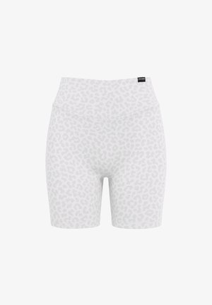 Smilodox, LEO PRINT HIGH WAIST SHORTS VELVARA - Short - grau leo