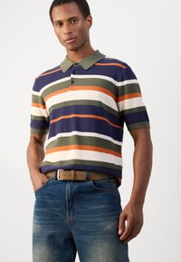 Scotch & Soda STRIPED REGULAR FIT - Polo shirt - peacoat