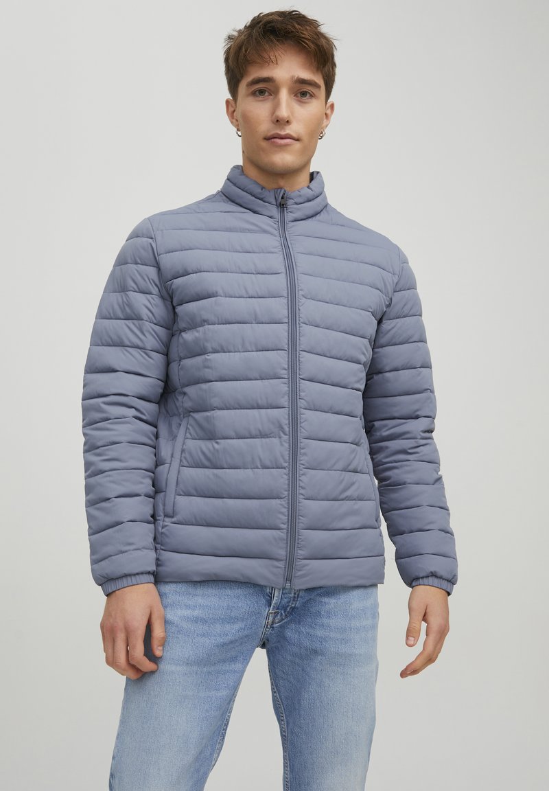 Jack & Jones PREMIUM JJERECYCLE PUFFER COLLAR  - Lagana jakna - flint stone