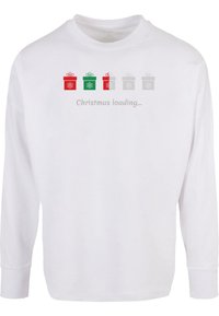 CHRISTMAS GIFTS LOADING  - Pikkade varrukatega topp - white