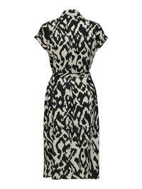 ONLY ONLHANNOVER SHIRT DRESS - Shirt dress - birch black graphic