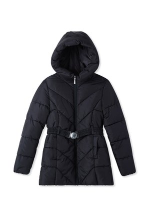 IMBOTTITO CON CINTURA - Cappotto invernale - nero
