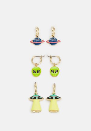 LUCCA EARRINGS 3 PACK - Brincos - gold-coloured/multi