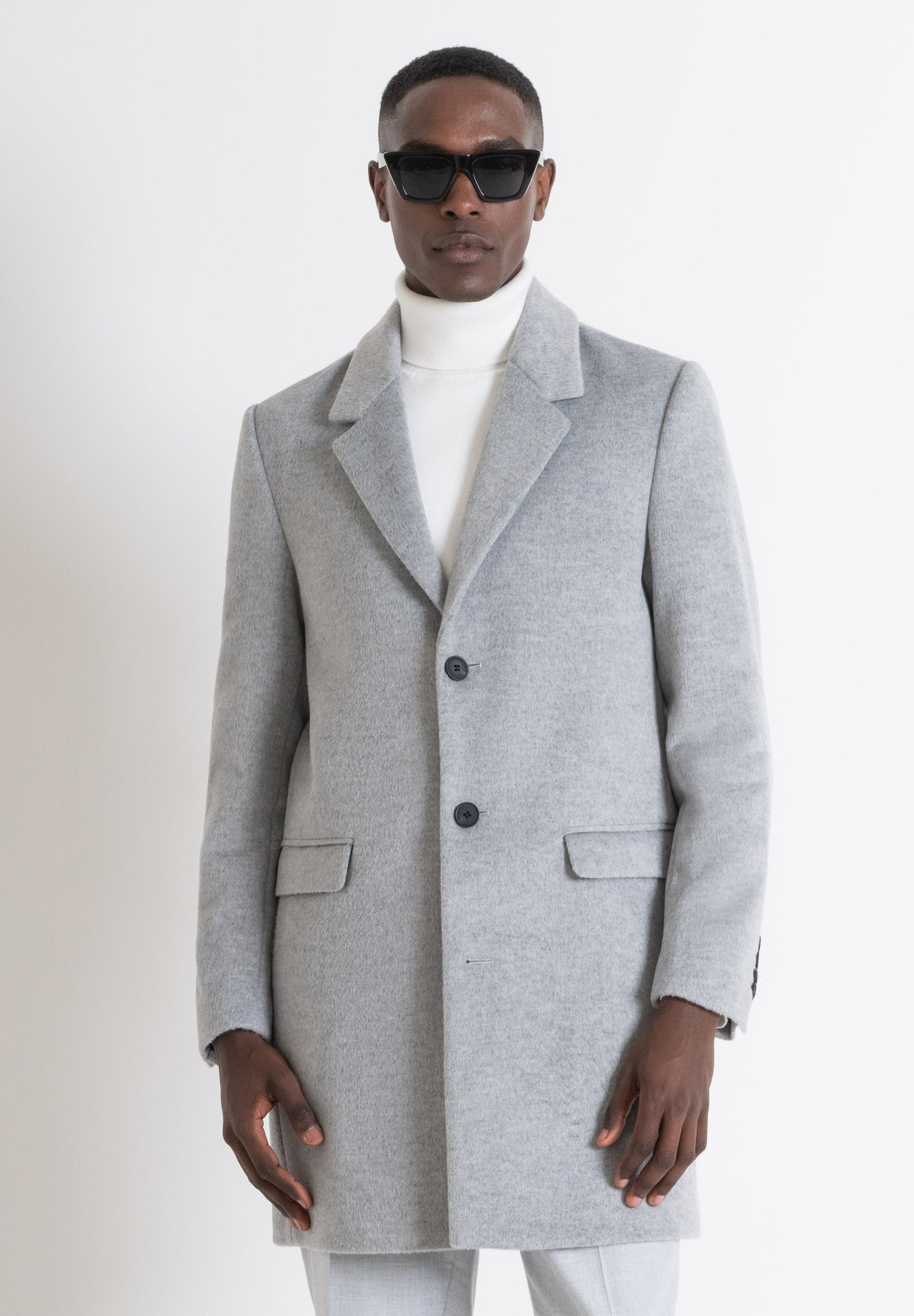 Antony Morato RUSSEL Klassischer Mantel medium grey melange