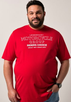 HALBARM - T-Shirt print - red
