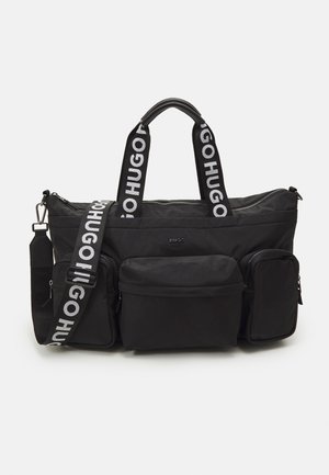Sac De Sport Noir Holdall - Cabine, Voyage, Gym, 50x27x22 Cm, Neuf