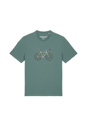 watapparel, BIKE - T-shirt print - green bay