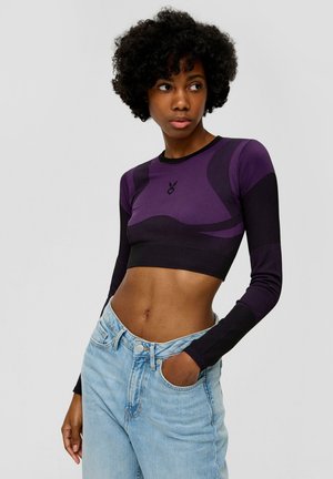 CROPPED  - Langarmshirt - lila