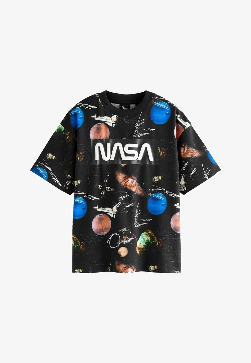 Next LICENSED NASA PLANET REGULAR FIT - T-Shirt print - black ground