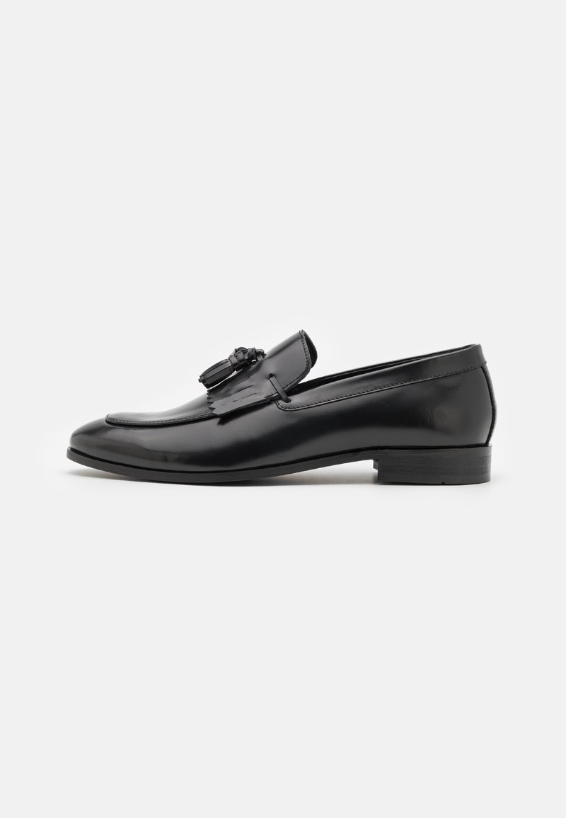 Zign LEATHER - Pantofi slip-on eleganți - black