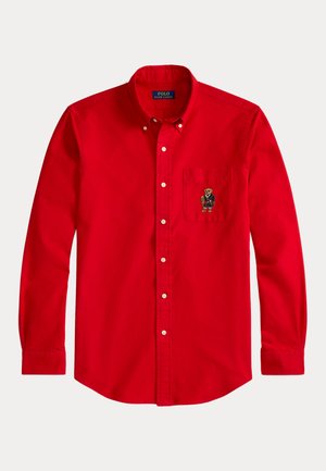 CUSTOM FIT POLO BEAR OXFORD SHIRT - Πουκάμισο - red