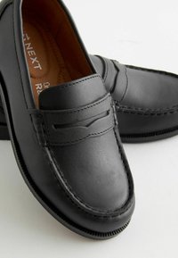Next SCHOOL LEATHER LOAFERS - Scarpe senza lacci - black