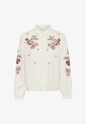 Cream, CRPEONA SHIRT - Nööpidega pluus - whisper white