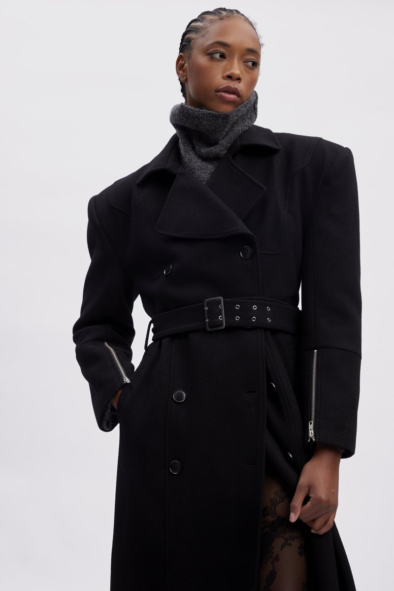 Gestuz MONALI COAT - Casaco clássico - black