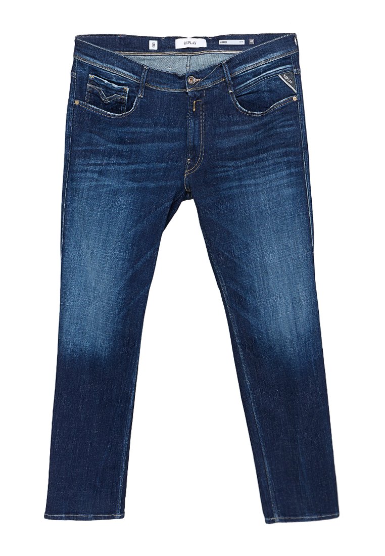 Replay Slim fit jeans donkerblauw Replay Slim fit jeans donkerblauw