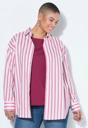 SHAPE STRIPES - Skjortebluser - berry