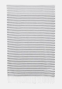 UNISEX - Scarf - grey/white