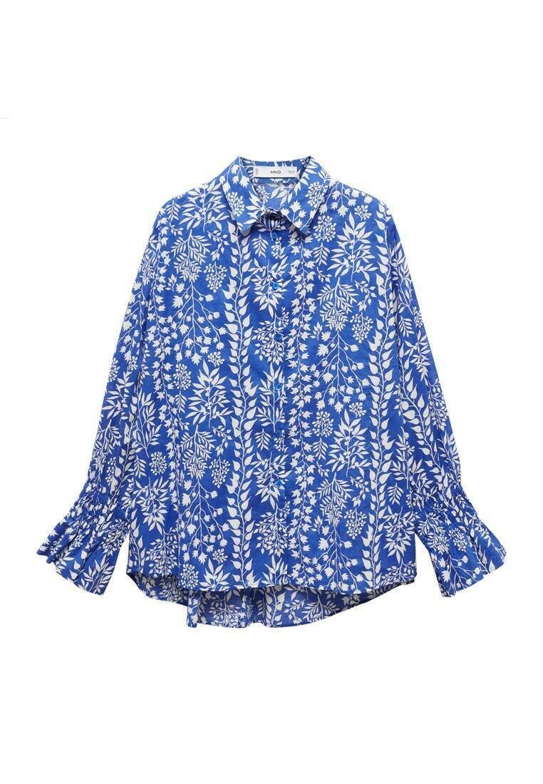 Mango Overhemdblouse donkerblauw Mango Overhemdblouse donkerblauw