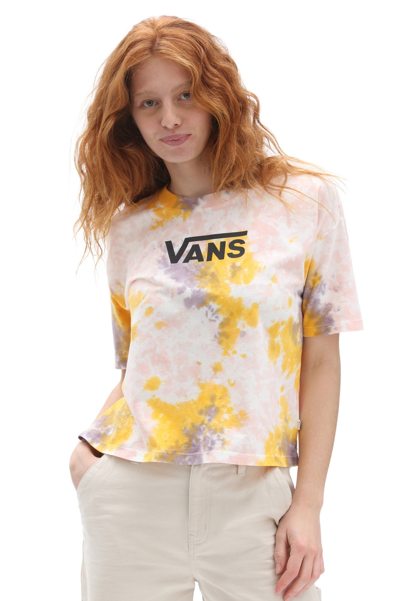 Vans WM INTERRUPT - T-shirt con stampa - purple dove/viola - Zalando.it