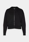 HIGHLINE FULL ZIP HOODIE WITH POCKETS - Jaka ar rāvējslēdzēju - black