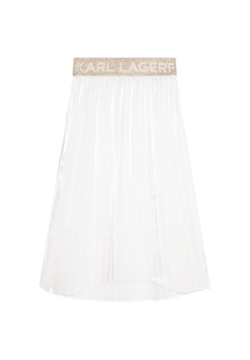 KARL LAGERFELD KIDS A-lijn rok crème KARL LAGERFELD KIDS A-lijn rok crème