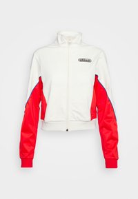 adidas Originals TRACK - Bluză de trening - white/vivid red