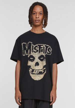 Upscale by Mister Tee UPSCALE X MISFITS OVERSIZE - Print T-shirt - black