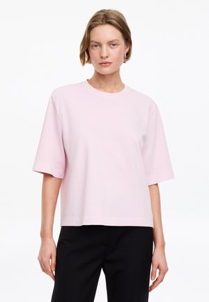 ARKET, ARKET ALBA BOXY T-SHIRT - Camiseta básica - pink melange